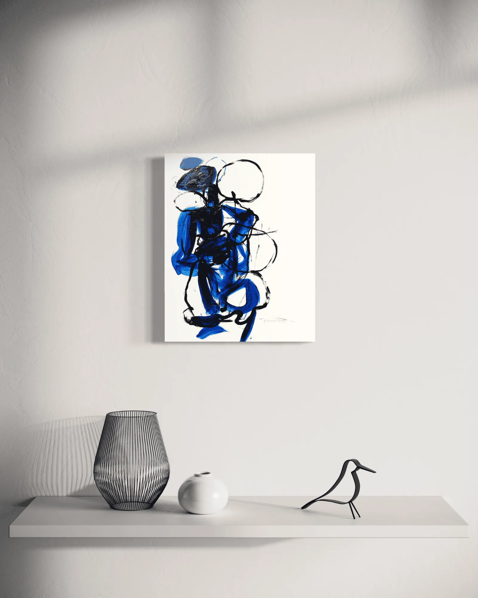 Alternative view of Blue Pose