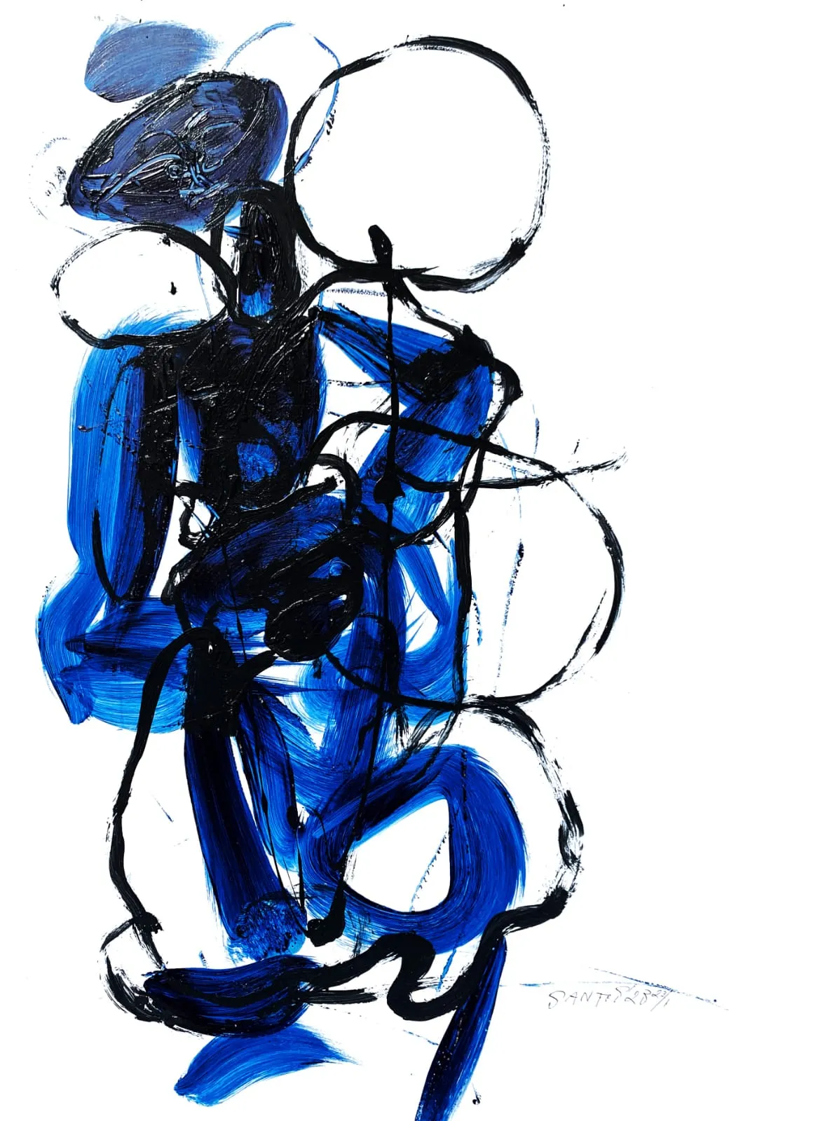 Blue Pose