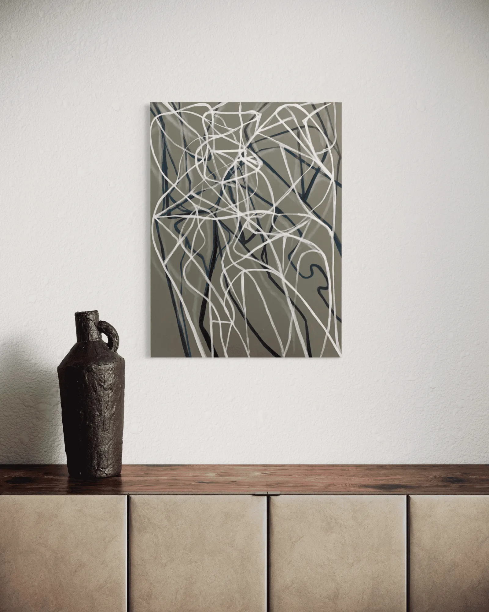 Alternative view of White On Gray
