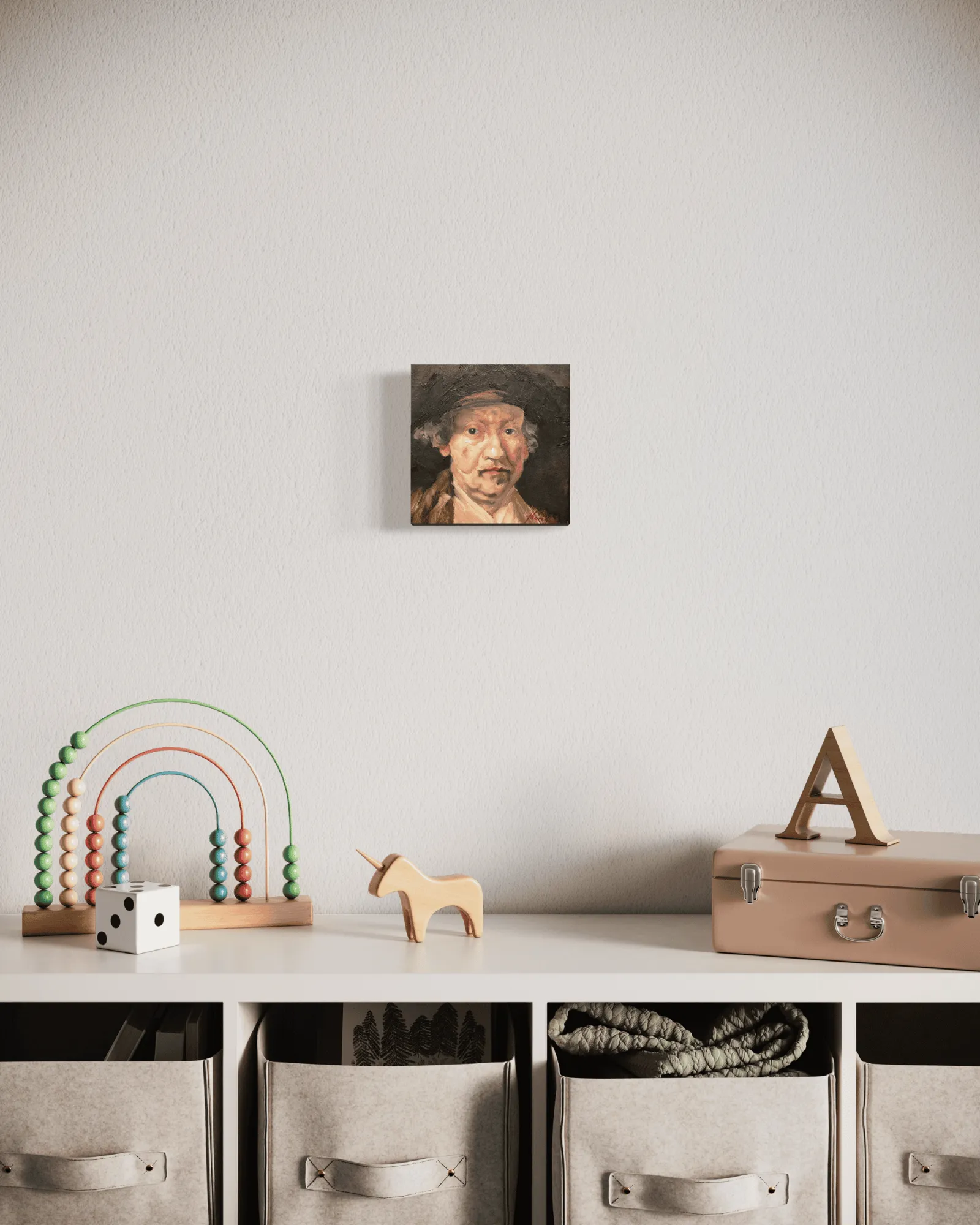 Alternative view of Rembrandt Potrait Copy by Thariq Ramadhan