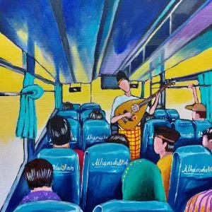 Bermusik Di Dalam Bus