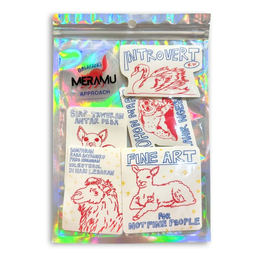 Meramu x Binatang Approach - Sticker Pack Only - Image 2
