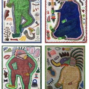 Series of Untitled Humans #1- #4