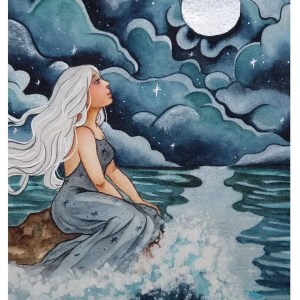 I'm telling the moon about you