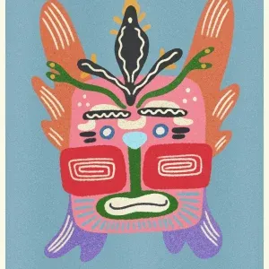 Alternative view of Spirit Mask of Palm Island (4)
